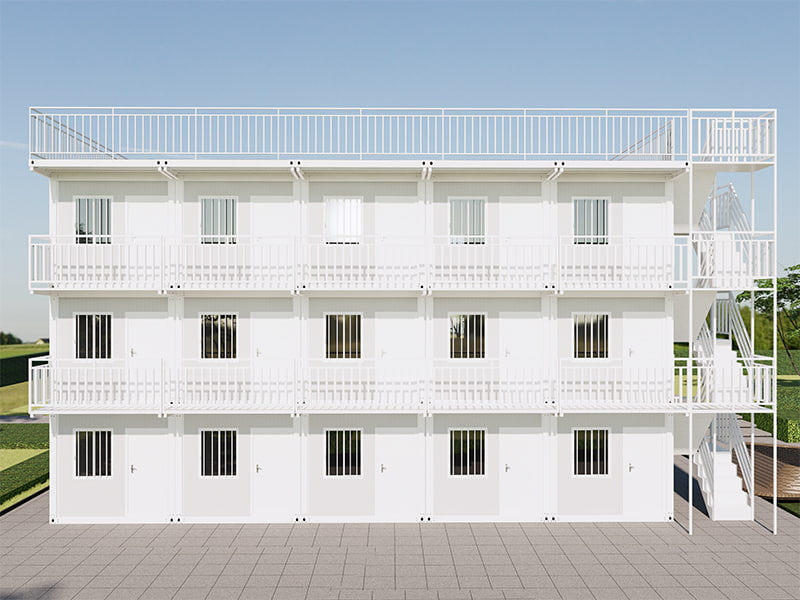 Rýchlo zostavená kontajnerová miestnosť vo Vietname Homestay Building
