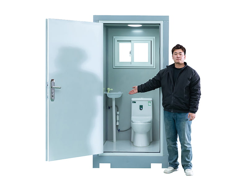 Vonkajšie prenosné WC pre jednu osobu